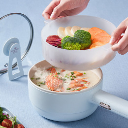【全能锅】ronnebybruk多功能电煮锅（带蒸笼）1个=炒锅+煎锅+炖锅+汤锅+蒸笼！煎、焗、炖、炒、煮、蒸、炸、烙，样样全能，双重断电保护，干烧高温自动断电