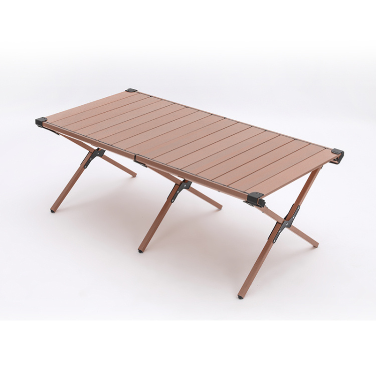 【1个，户外露营必备，铝合金蛋卷桌中号89CM/大号1.2M】享受精致露营的美好时光，3秒安装，省时省力，卷折式框架，收纳体积小，铝合金材质，耐用耐磨，不易生锈，结构稳定不摇晃，三角支撑，加固铁件，稳固放心