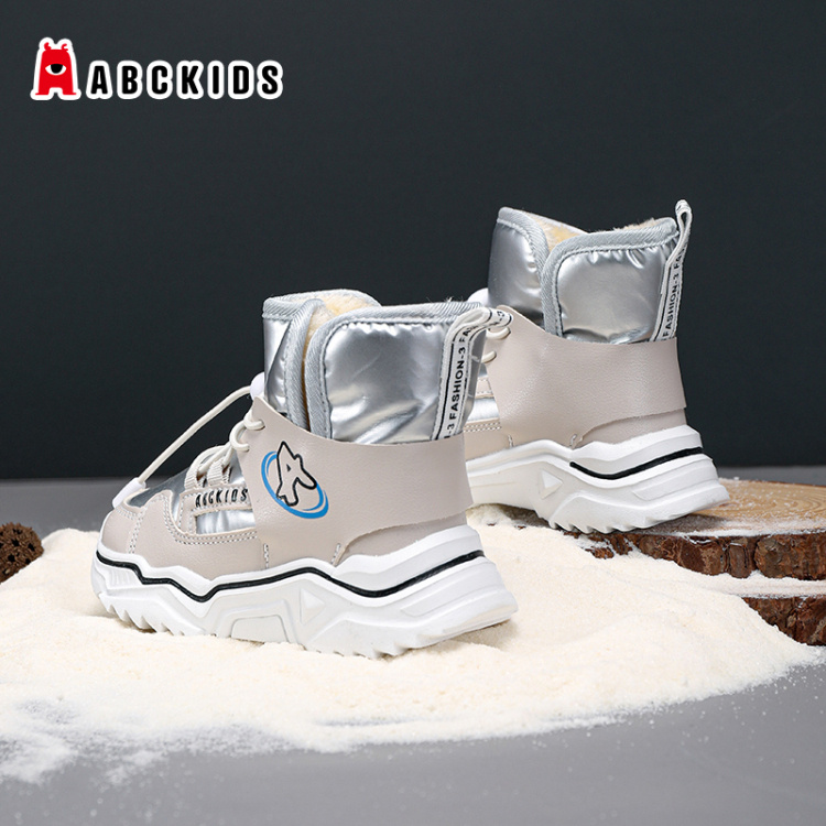 abckids童鞋冬季新款男童女童雪地靴 SY151611033ZA