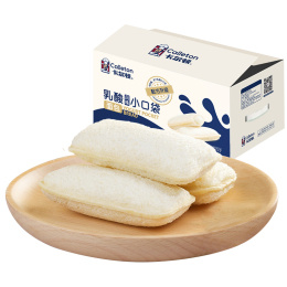 乳酸菌小口袋面包 早餐糕点休闲零食小吃夹心小面包 卡尔顿【450g/箱】