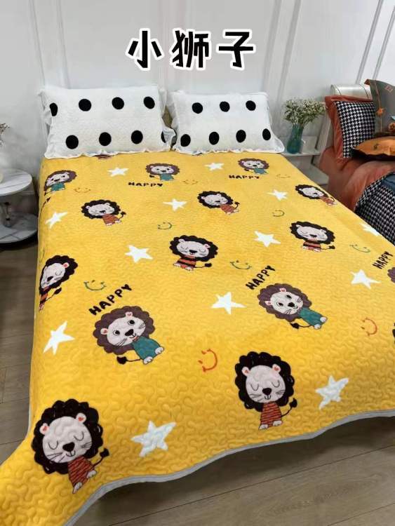 高定高端定制牛奶绒多功能床盖 200*230cm 