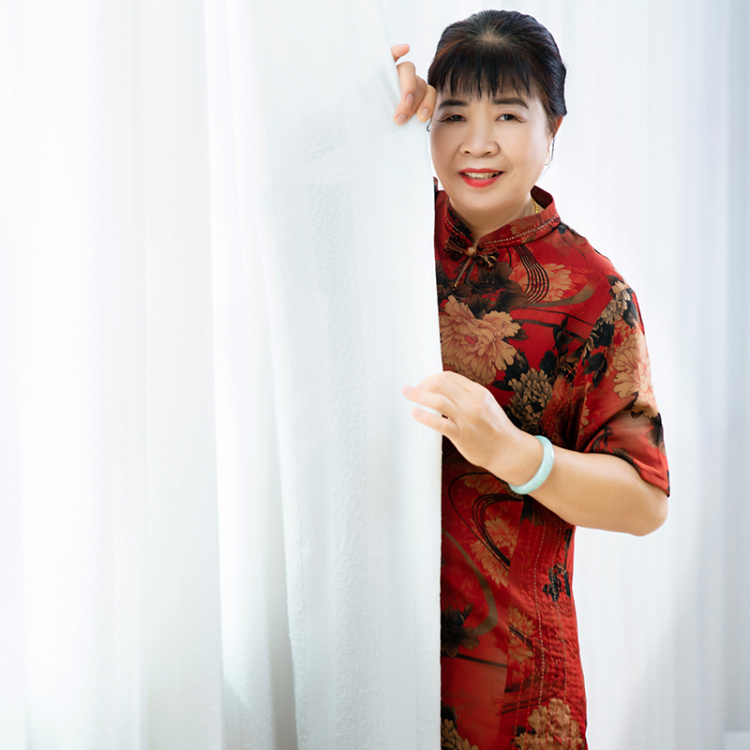 【1件装】BigBig·Xiang母亲节限定，旗袍款真丝连衣裙
