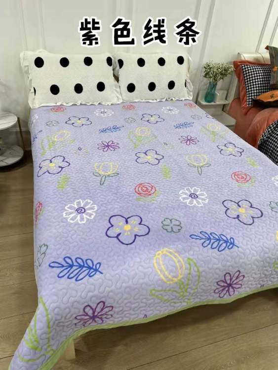 高定高端定制牛奶绒多功能床盖 200*230cm 