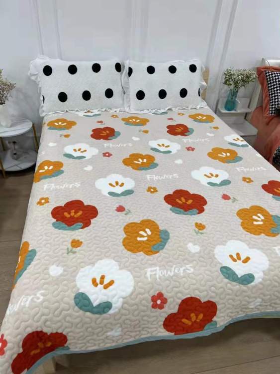 高定高端定制牛奶绒多功能床盖 200*230cm 