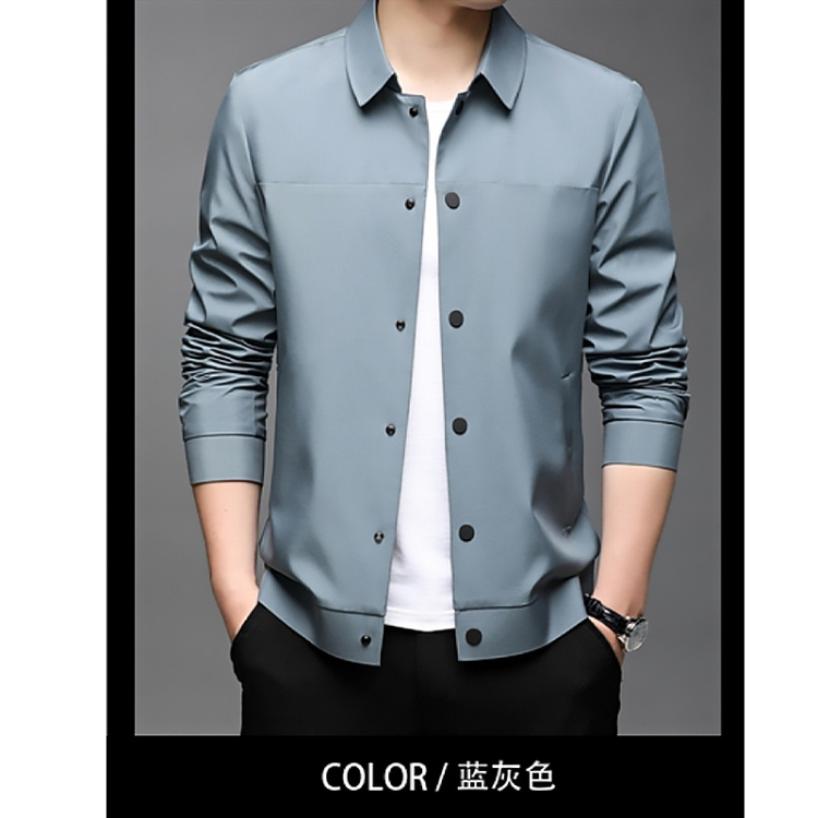 【100%正品授权】九牧王旗下时尚品牌艾夫杰尼，高端商务翻领外套，定制扣子，轻奢品质（编号：18116）