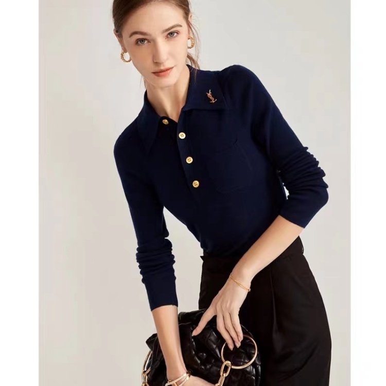 【30%羊毛 杨树林POLO衫】